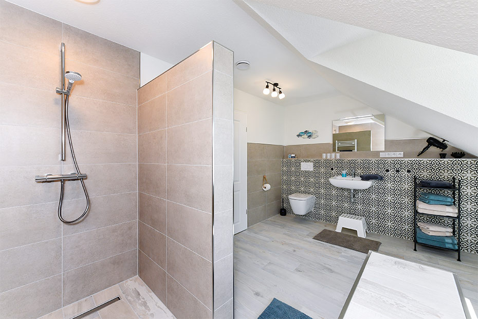 Ferienwohnung „Taubenschlag“ - Badezimmer