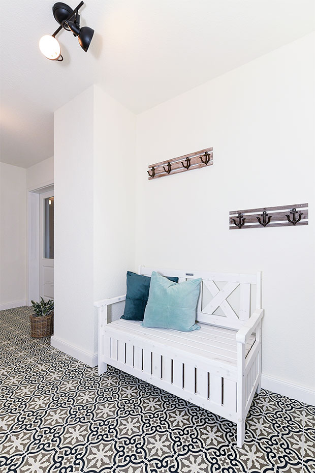 Ferienwohnung „Taubenschlag“ - Treppenaufgang und Flur