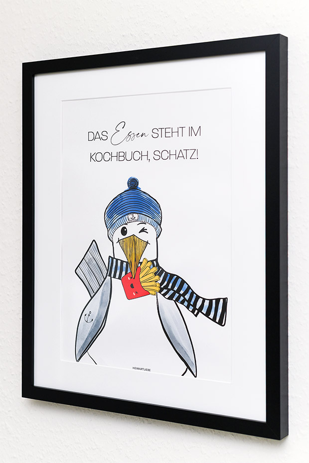 Ferienwohnung „Taubenschlag“ - Wohnzimmer mit Essplatz und integrierter Küche