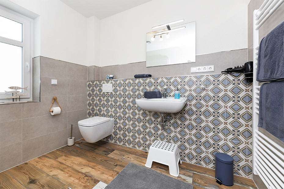 Ferienwohnung „Treckerschuppen“ - Badezimmer