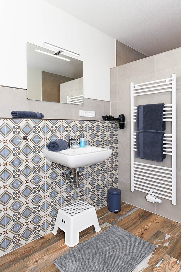 Ferienwohnung „Treckerschuppen“ - Badezimmer