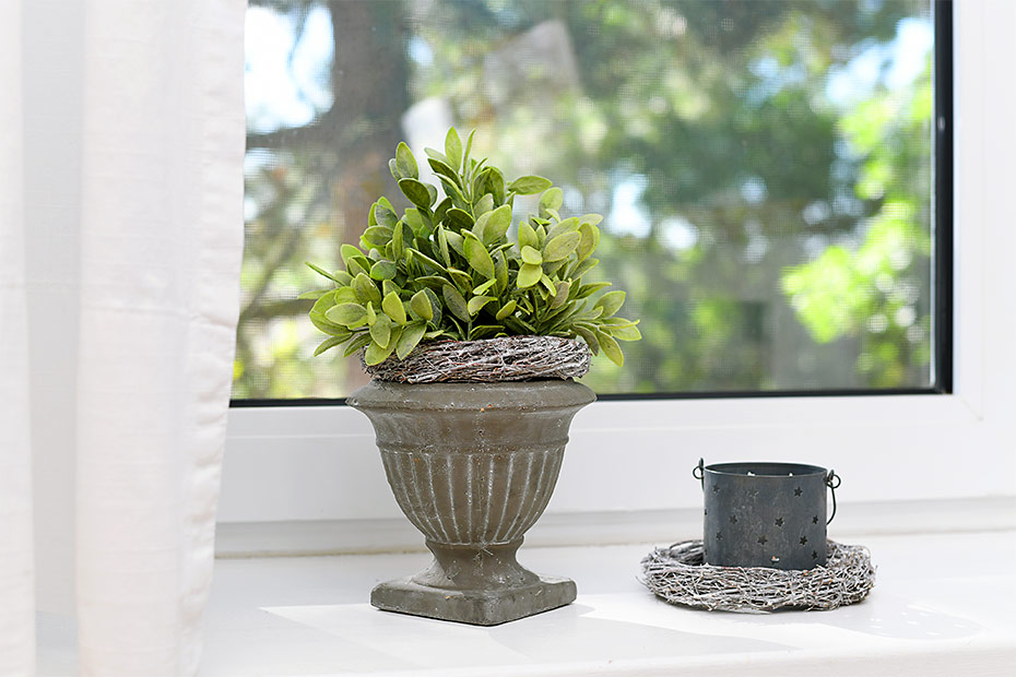 Ferienwohnung „West“ - Wohnzimmer mit integriertem Küchenbereich