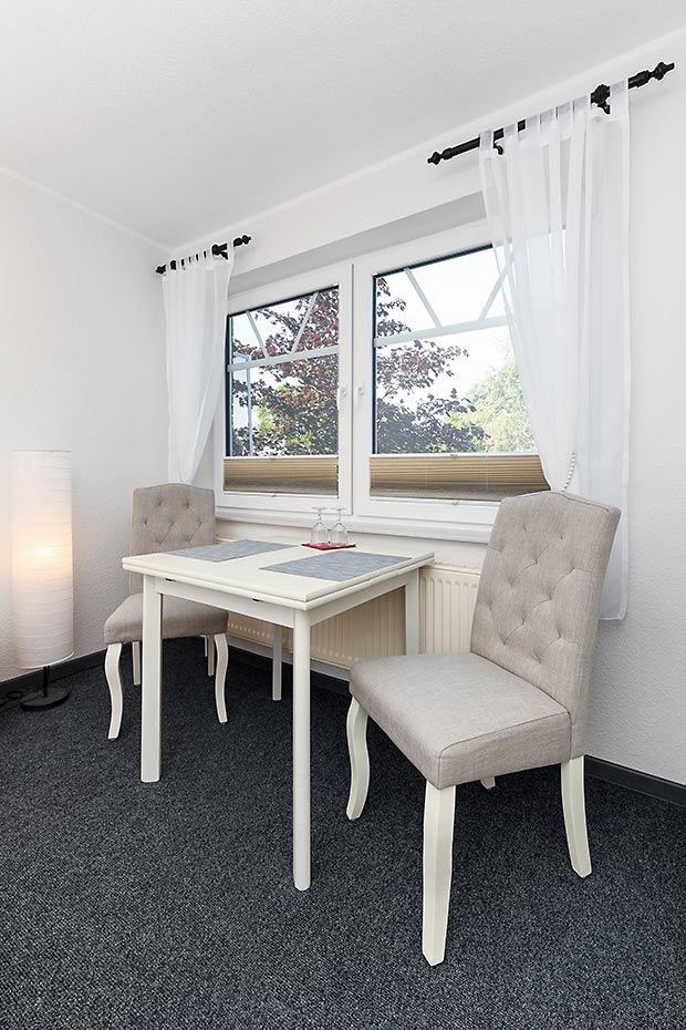 Apartment A - Wohn- und Schlafraum mit integriertem Küchenbereich