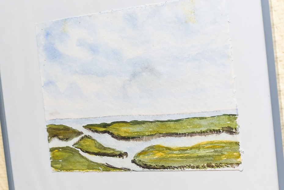 Ferienwohnung „Besan“ - Wohnzimmer mit integriertem Küchenbereich