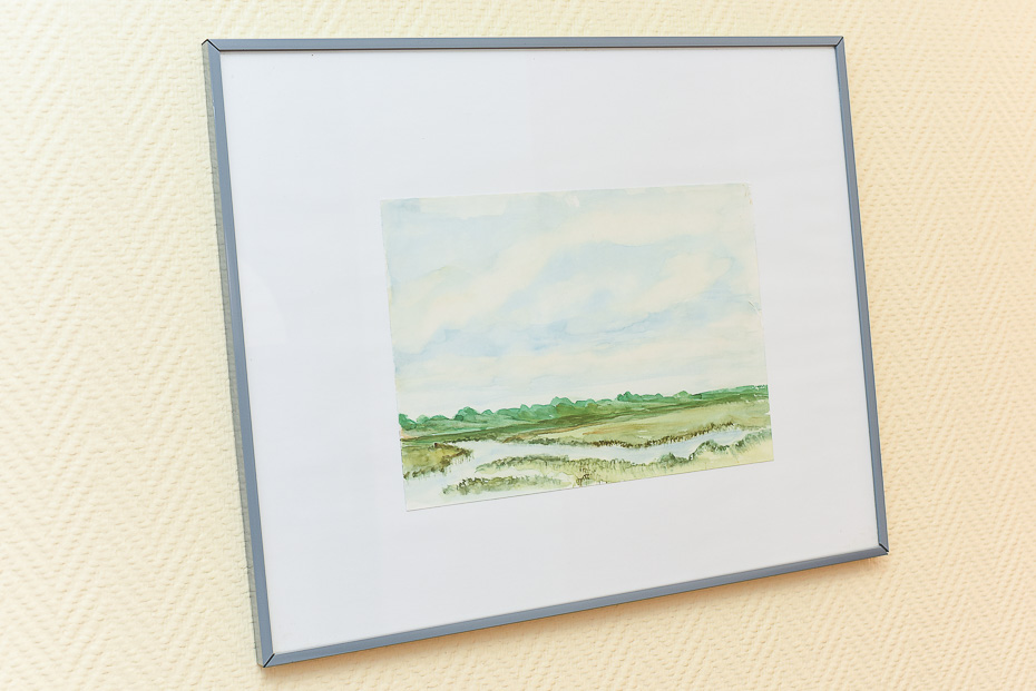 Ferienwohnung „Klüver“ - Wohnzimmer mit integriertem Küchenbereich