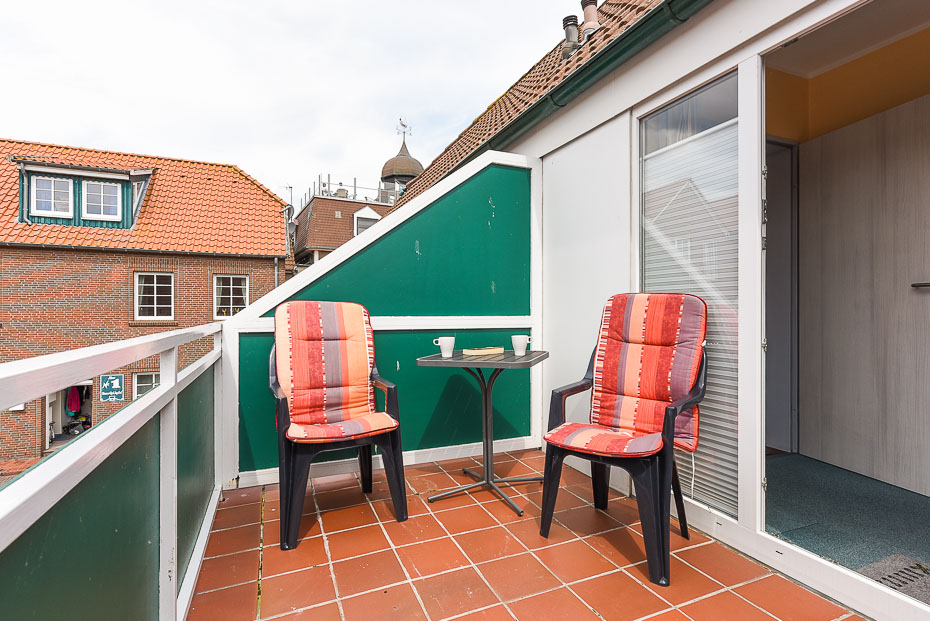 Ferienwohnung „Seeschwalbe“ - Balkon