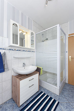 Ferienwohnung „Spiekeroog“ - Badezimmer
