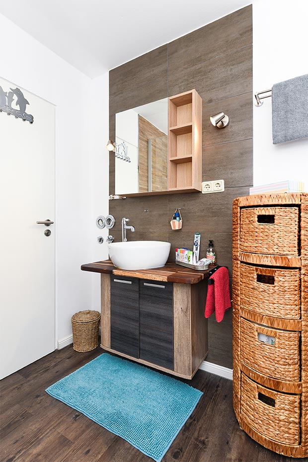 Ferienwohnung „Haus Heimathafen“ - Badezimmer