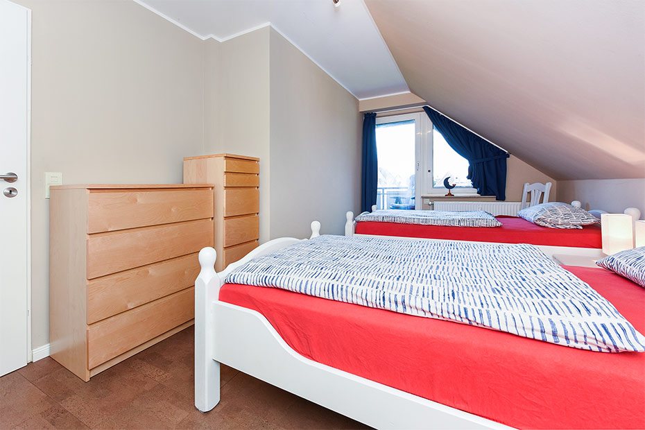 Ferienwohnung „Haus Heimathafen“ - Schlafzimmer 2/Kinderzimmer