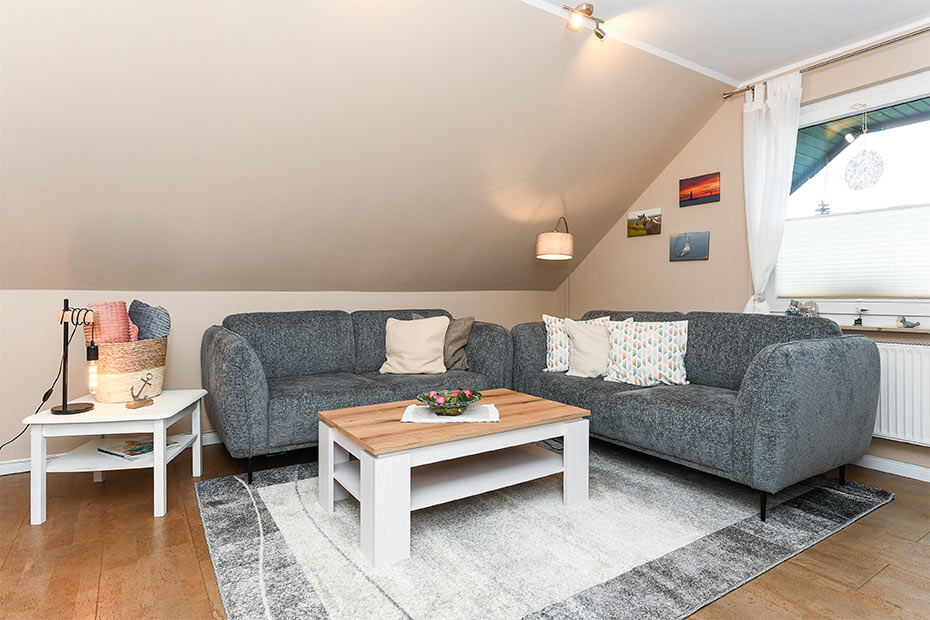 Ferienwohnung „Haus Heimathafen“ - Wohnzimmer