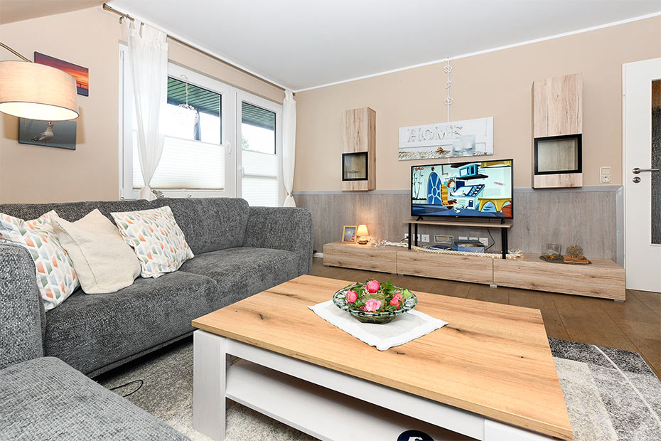 Ferienwohnung „Haus Heimathafen“ - Wohnzimmer