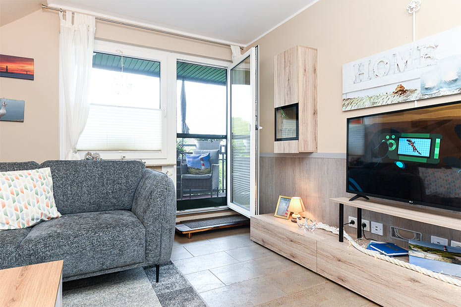 Ferienwohnung „Haus Heimathafen“ - Wohnzimmer