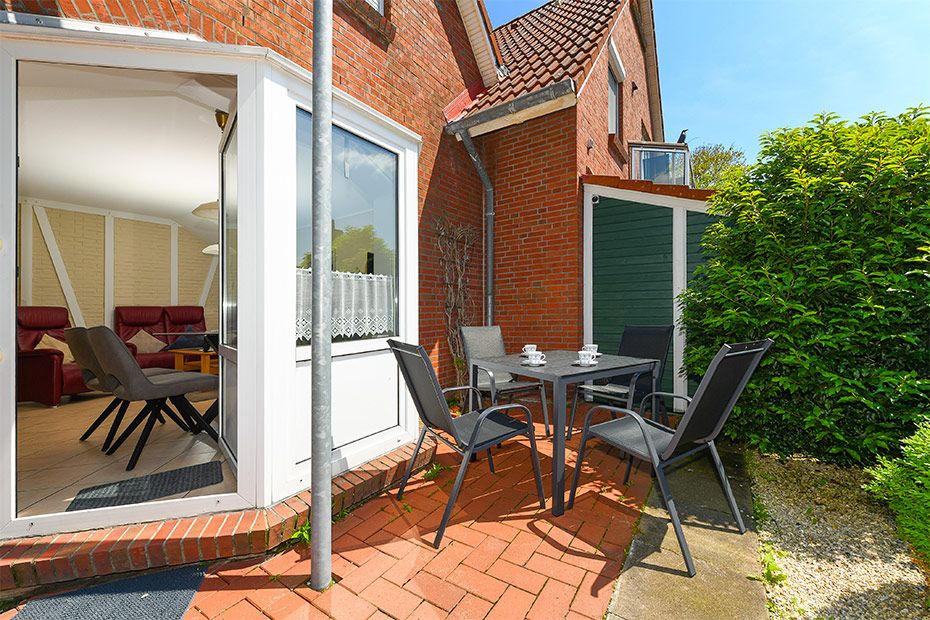 Ferienwohnung „Baltrum“ - Terrasse