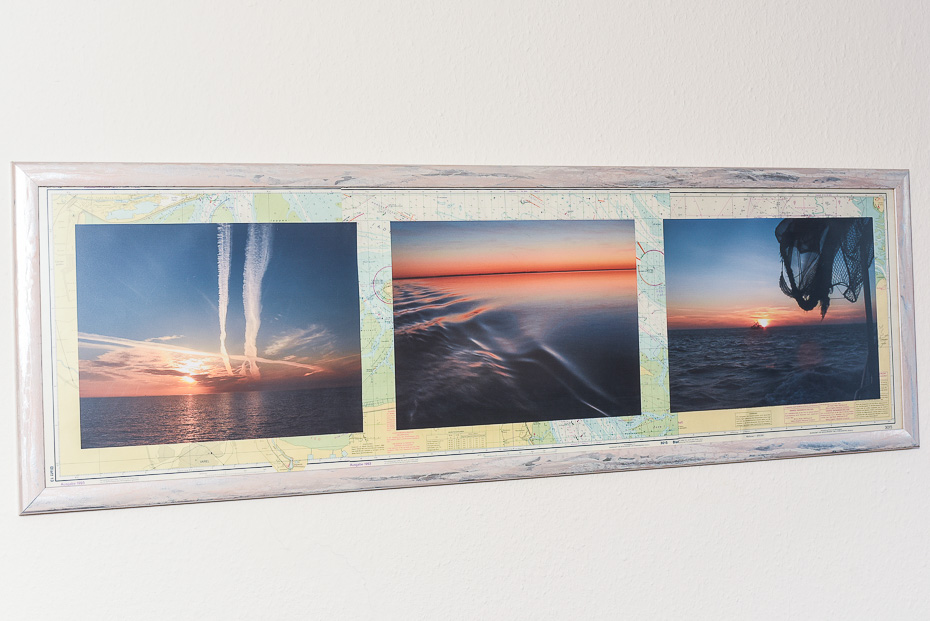 Ferienwohnung 1 - Wohnzimmer mit integriertem Küchenbereich