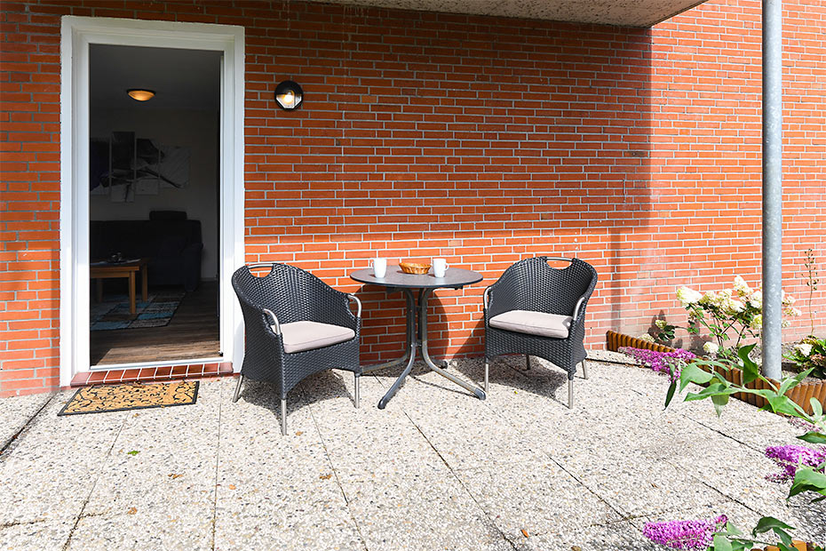 Ferienwohnung 13 - Terrasse