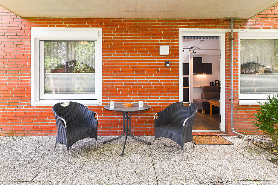 Ferienwohnung 14 - Terrasse