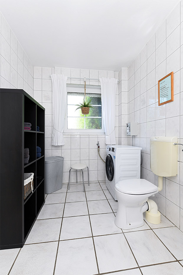 Ferienwohnung „Hauptdeck“ - Badezimmer