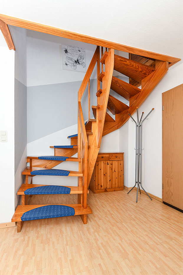 Ferienwohnung „Oberdeck“ - Flur und Treppe