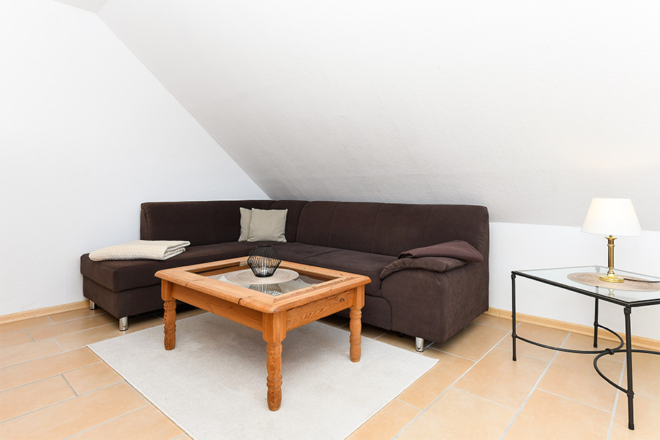 Ferienwohnung „Oberdeck“ - Wohnzimmer