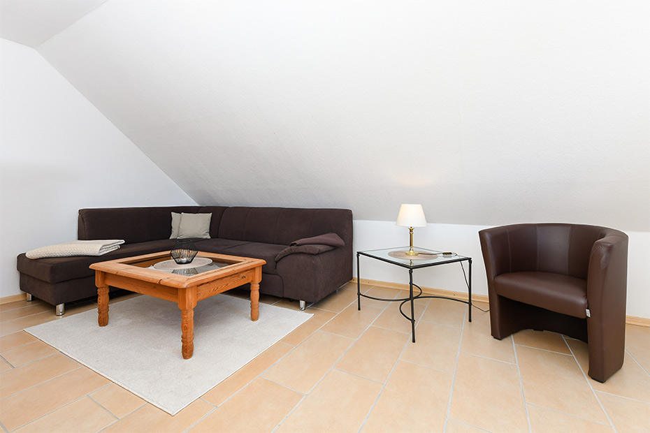 Ferienwohnung „Oberdeck“ - Wohnzimmer