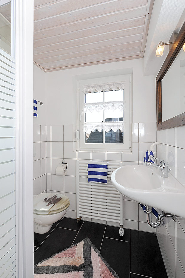 Ferienwohnung „Seestern“ - Badezimmer