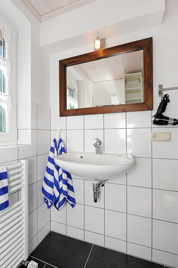 Ferienwohnung „Seestern“ - Badezimmer