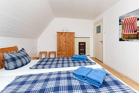 Ferienwohnung „Mien Freetied“ - Schlafzimmer 1