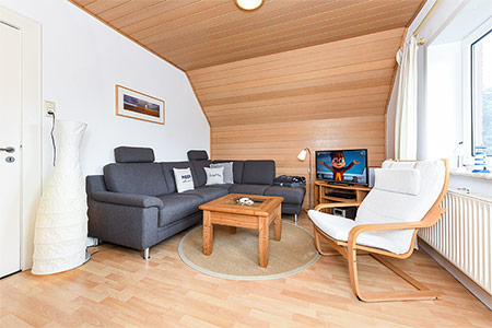 Ferienwohnung „Mien Freetied“ - Wohnzimmer