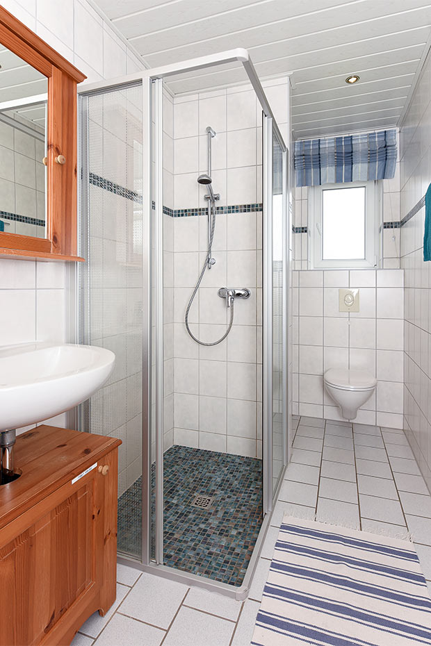 Ferienwohnung „Tiedverdriev“ - Badezimmer