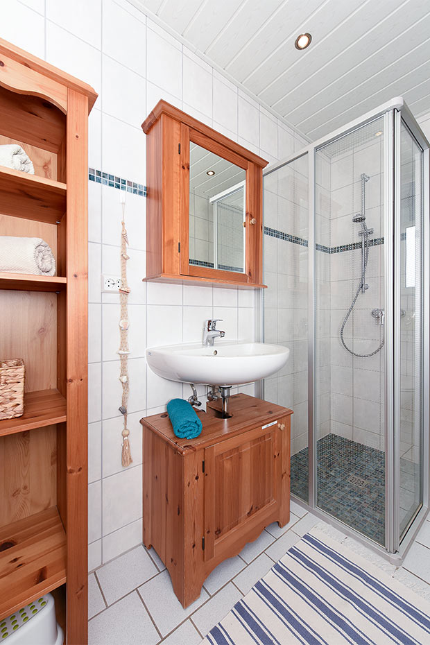 Ferienwohnung „Tiedverdriev“ - Badezimmer