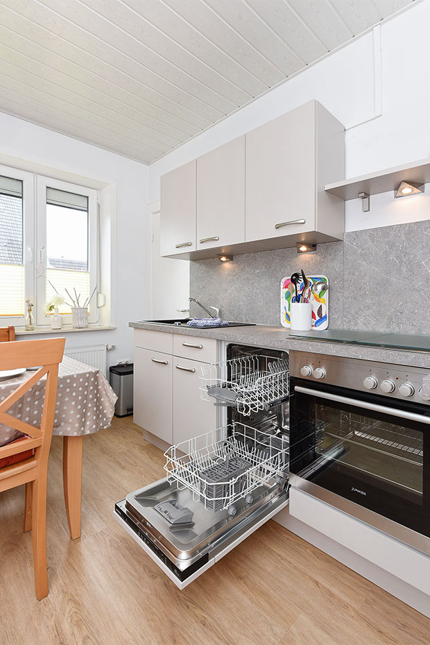 Ferienwohnung „Tiedverdriev“ - Küche