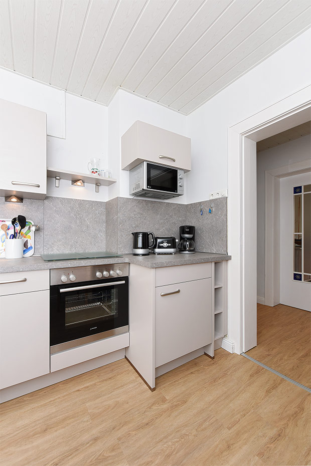 Ferienwohnung „Tiedverdriev“ - Küche