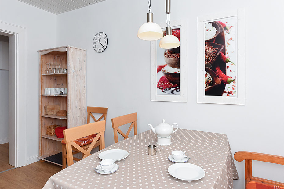 Ferienwohnung „Tiedverdriev“ - Küche