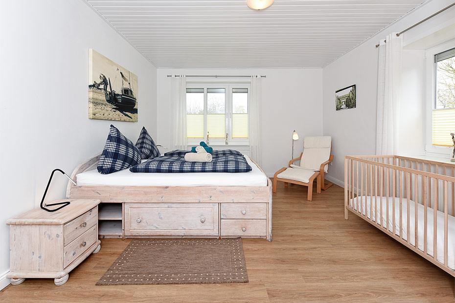 Ferienwohnung „Tiedverdriev“ - Schlafzimmer 1