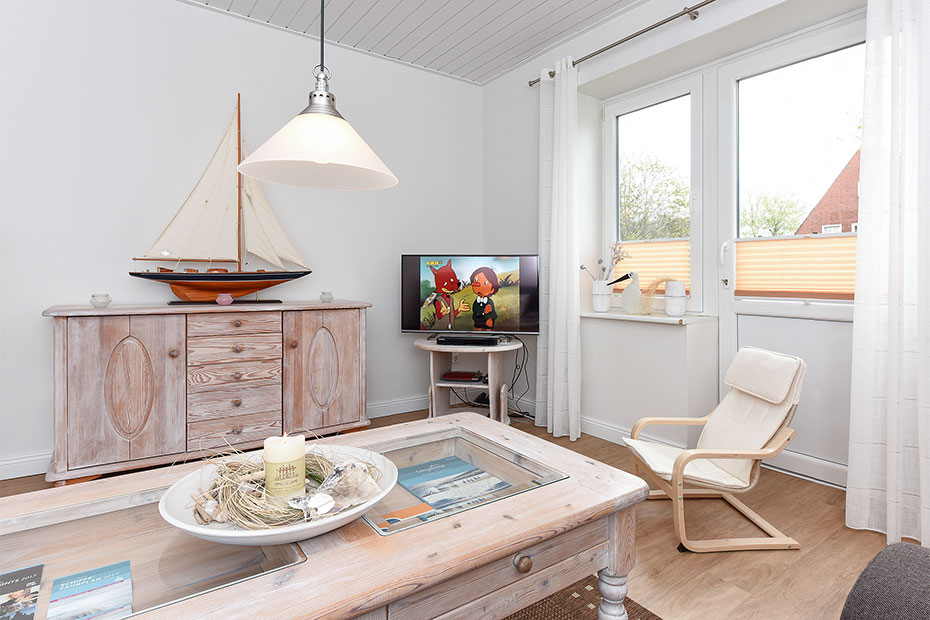 Ferienwohnung „Tiedverdriev“ - Wohnzimmer