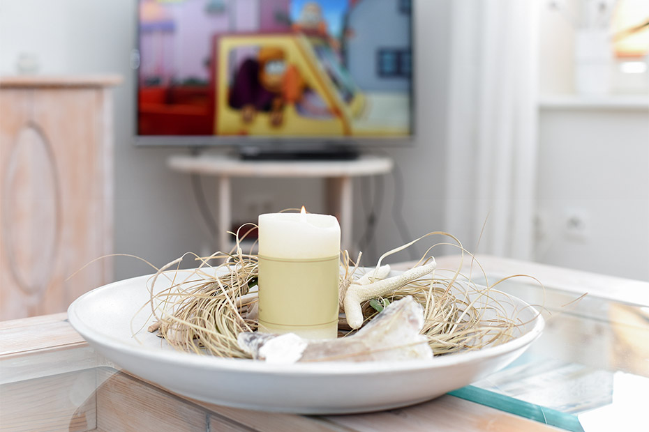 Ferienwohnung „Tiedverdriev“ - Wohnzimmer