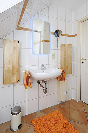 Ferienwohnung „Strandläufer“ - Badezimmer