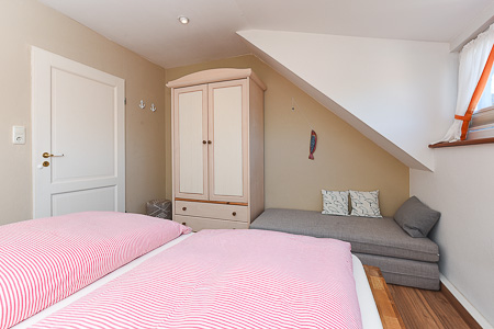 Ferienwohnung „Strandläufer“ - Schlafzimmer