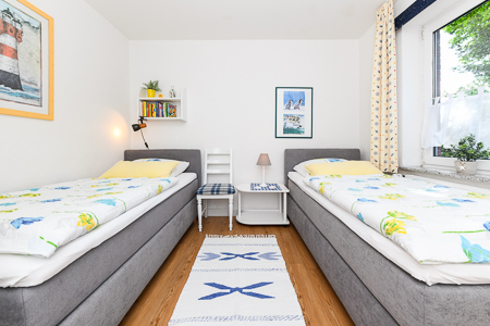 Ferienwohnung „Strandnixe“ - Schlafzimmer 2/Kinderzimmer