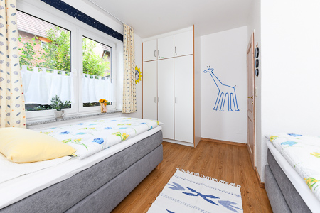 Ferienwohnung „Strandnixe“ - Schlafzimmer 2/Kinderzimmer
