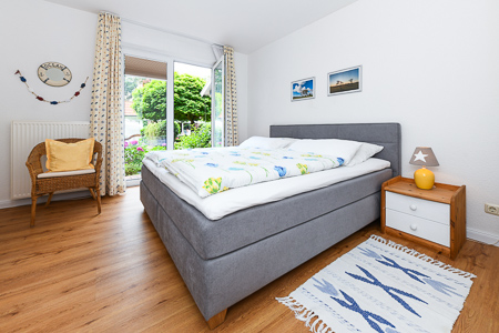 Ferienwohnung „Strandnixe“ - Schlafzimmer 1