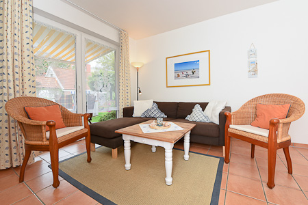 Ferienwohnung „Strandnixe“ - Wohnzimmer