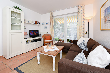 Ferienwohnung „Strandnixe“ - Wohnzimmer