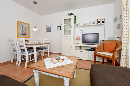 Ferienwohnung „Strandnixe“ - Wohnzimmer