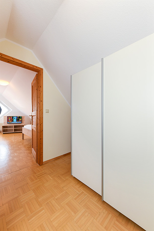 Ferienwohnung „oben links“ - Flur im Dachgeschoss