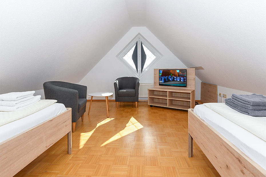 Ferienwohnung „oben links“ - Schlafzimmer 3/Kinderzimmer