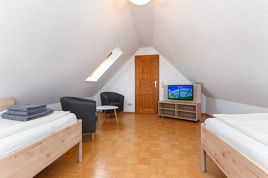 Ferienwohnung „oben rechts“ - Schlafzimmer 3/Kinderzimmer