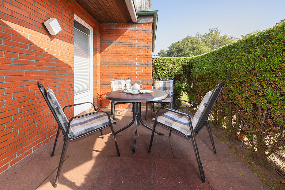 Ferienwohnung „unten rechts“ - Terrasse