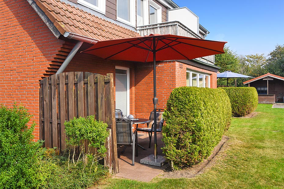 Ferienwohnung „unten rechts“ - Terrasse