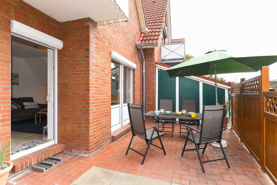 Ferienwohnung „Norderney“ - Terrasse